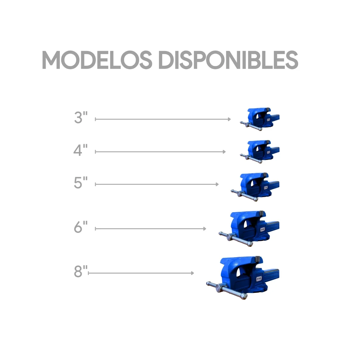 Morsa De Banco Con Yunque Profesional 5 Pulgadas - Imagen 4